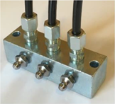 Remote Grease Lines Grease Anchor Block