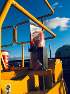 Landfill Compactor TANA 320 Fire Suppression using Muster