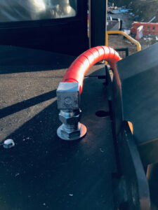 Landfill Compactor TANA 320 Fire Suppression using Muster