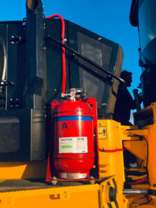 Muster Fire Suppression Cylinder with Extinguishing Agent