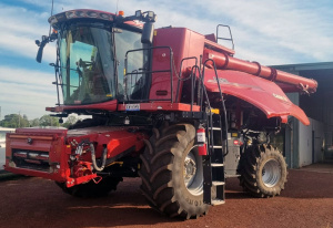 Combine Harvester Fire Suppression Installation Commissioning