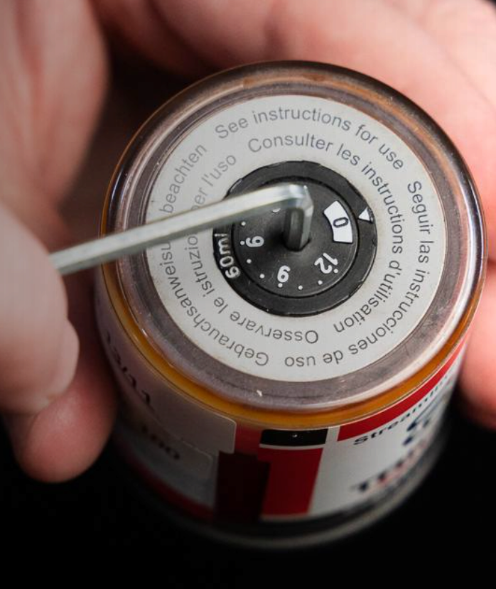 Adjustable dispense rate Trico Single point lubrication