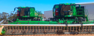 Combine Harvester Fire Protection Installation