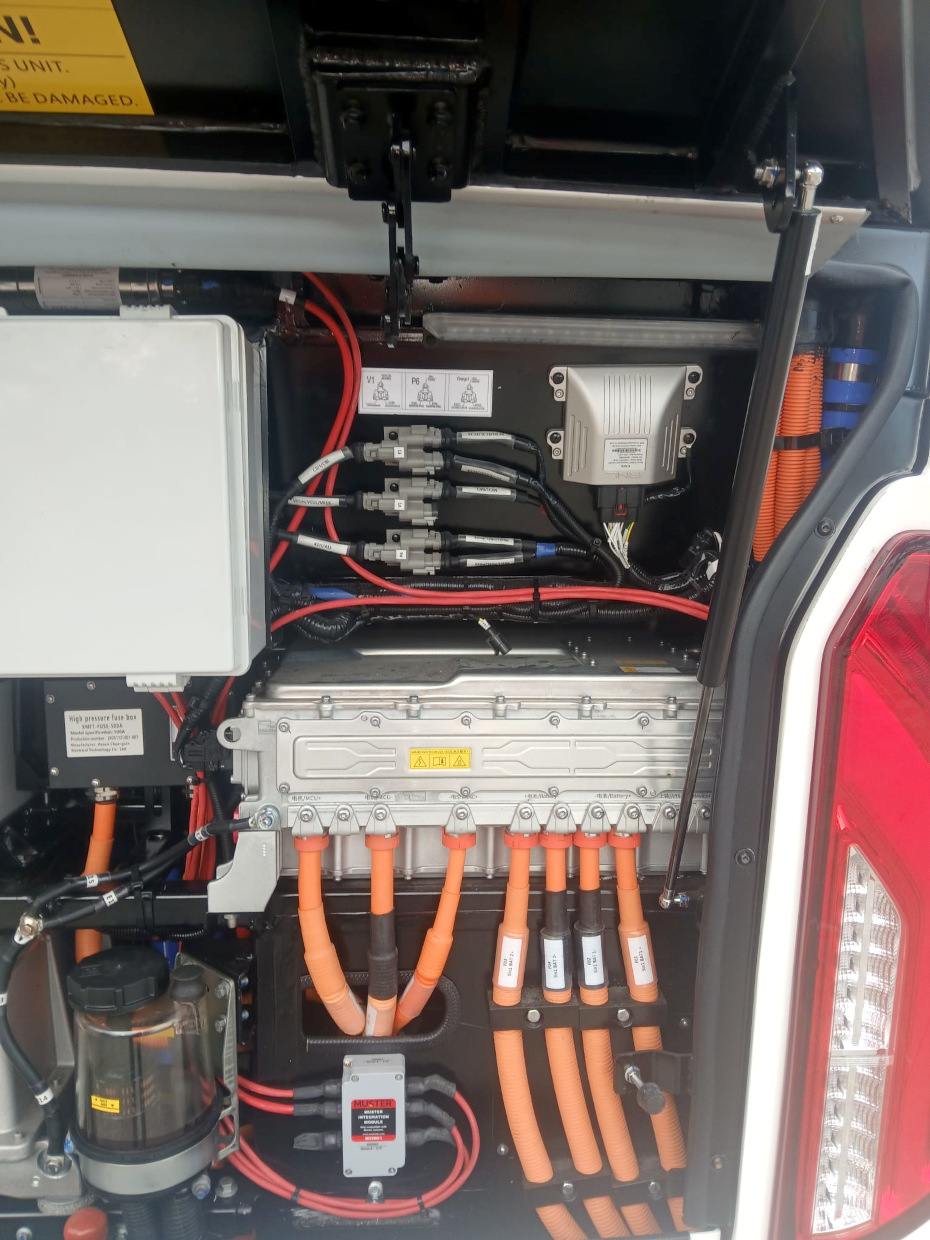Electric Vehicle Rear SAG Fire Installation